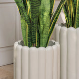 Tiramisu Outdoor Durable Fiberglass Planter