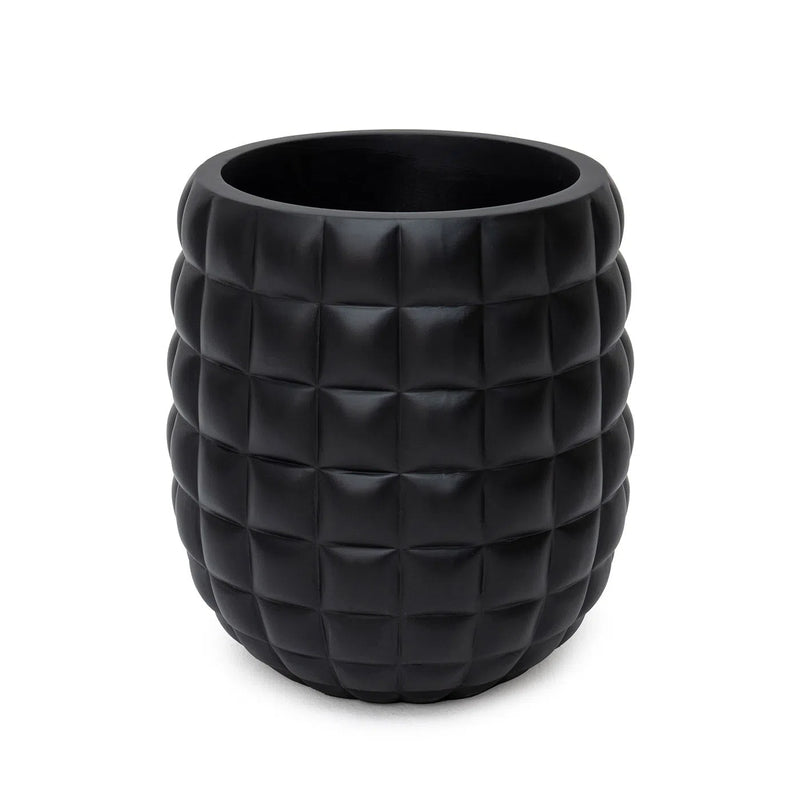 Cloud Waffled Texture Outdoor Fiberglass Planter