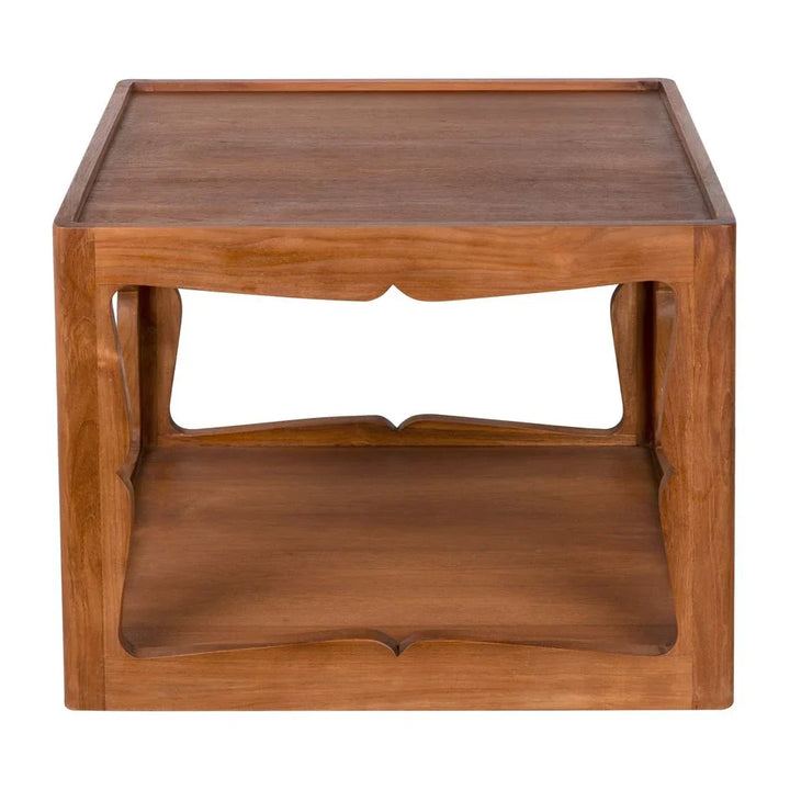 Kabbal Wooden Brown Side Table - LOOMLAN - Noir - Side Tables