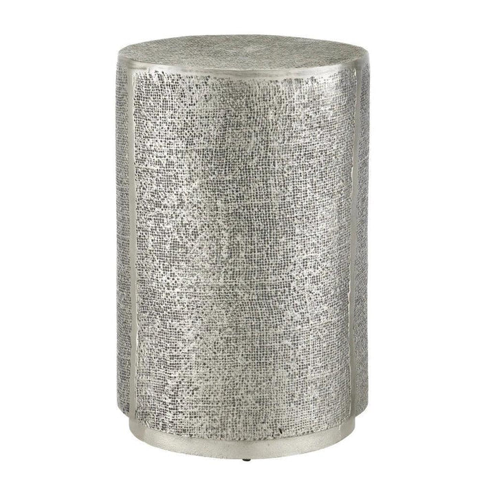 Kabeen Silver Accent Table - LOOMLAN - Currey & Co - Side Tables
