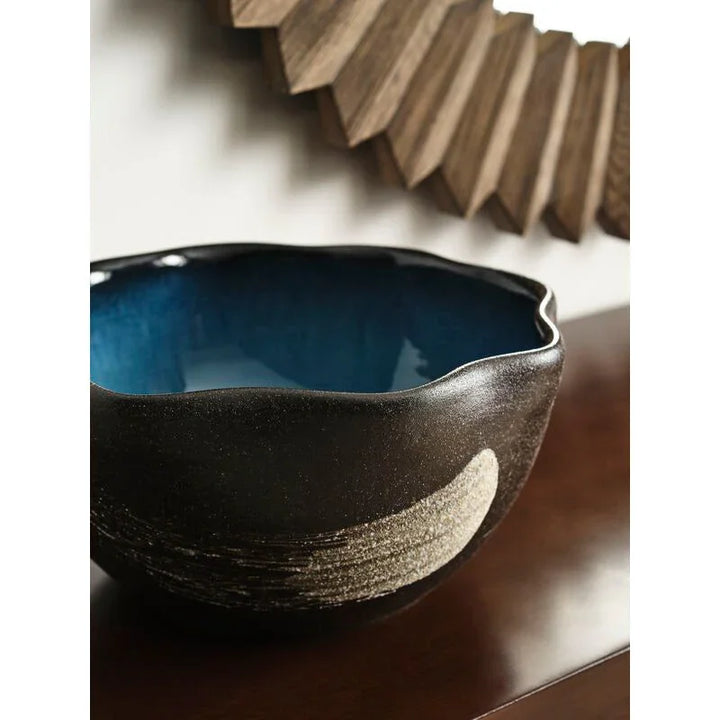 Kabira Bay Ceramic Made Black Bowl - LOOMLAN - Wildwood - Boxes & Bowls