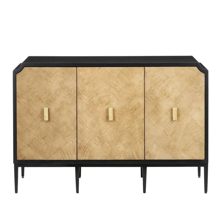 Kallista Taupe Cabinet - LOOMLAN - Currey & Co - Sideboards