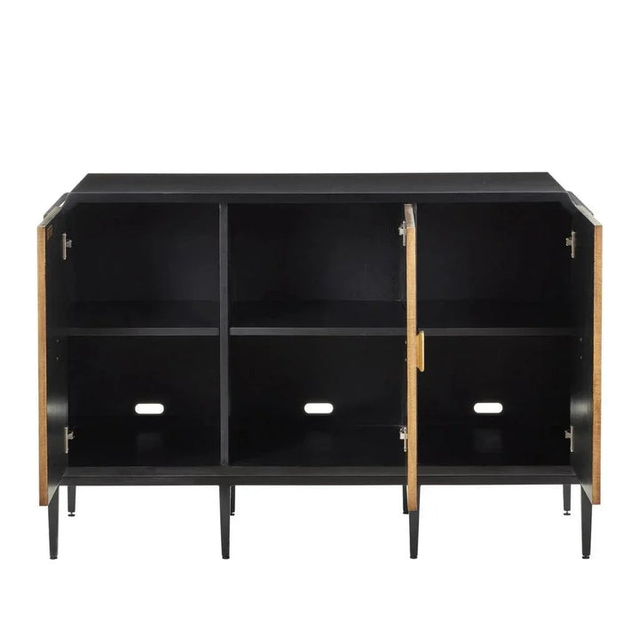 Kallista Taupe Cabinet - LOOMLAN - Currey & Co - Sideboards
