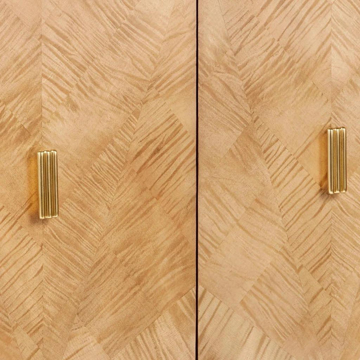 Kallista Taupe Cabinet - LOOMLAN - Currey & Co - Sideboards