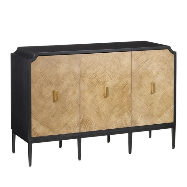 Kallista Taupe Cabinet - LOOMLAN - Currey & Co - Sideboards