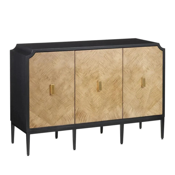 Kallista Taupe Cabinet - LOOMLAN - Currey & Co - Sideboards