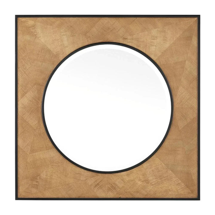 Kallista Taupe Large Mirror - LOOMLAN - Currey & Co - Wall Mirrors