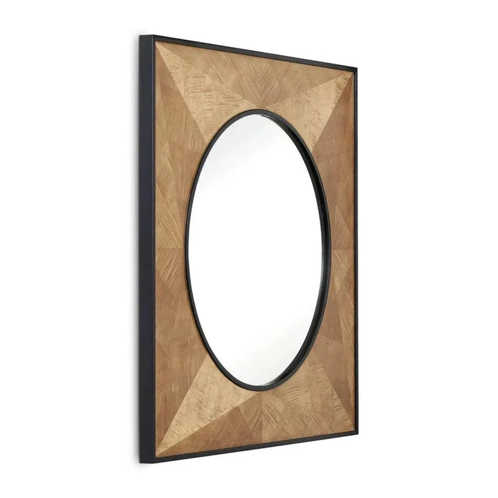 Kallista Taupe Large Mirror - LOOMLAN - Currey & Co - Wall Mirrors
