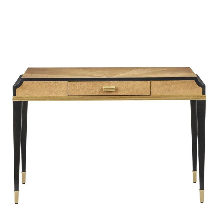 Kallista Writing Desk-Home Office Desks-Currey & Co-LOOMLAN