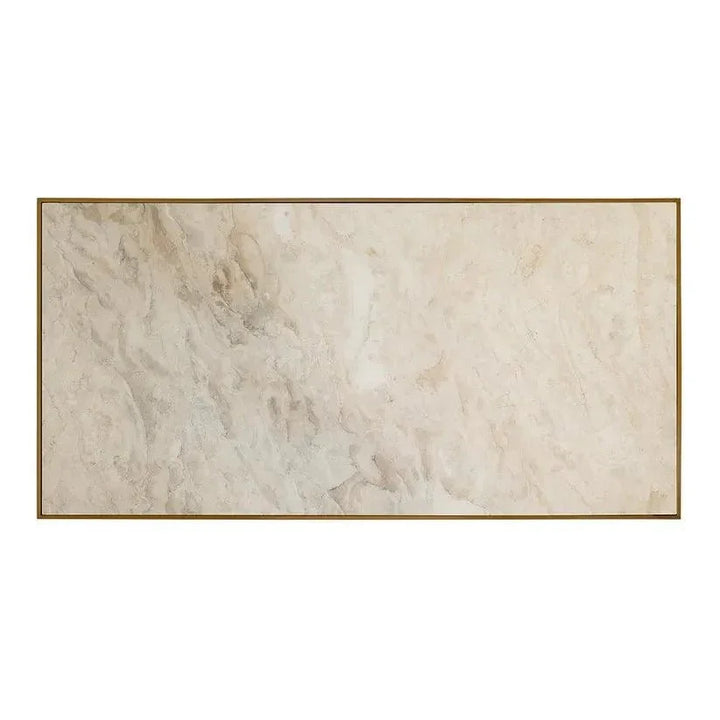 Kamali Coffee Table Marble Antique Gold Base - LOOMLAN - SUNPAN - Coffee Tables