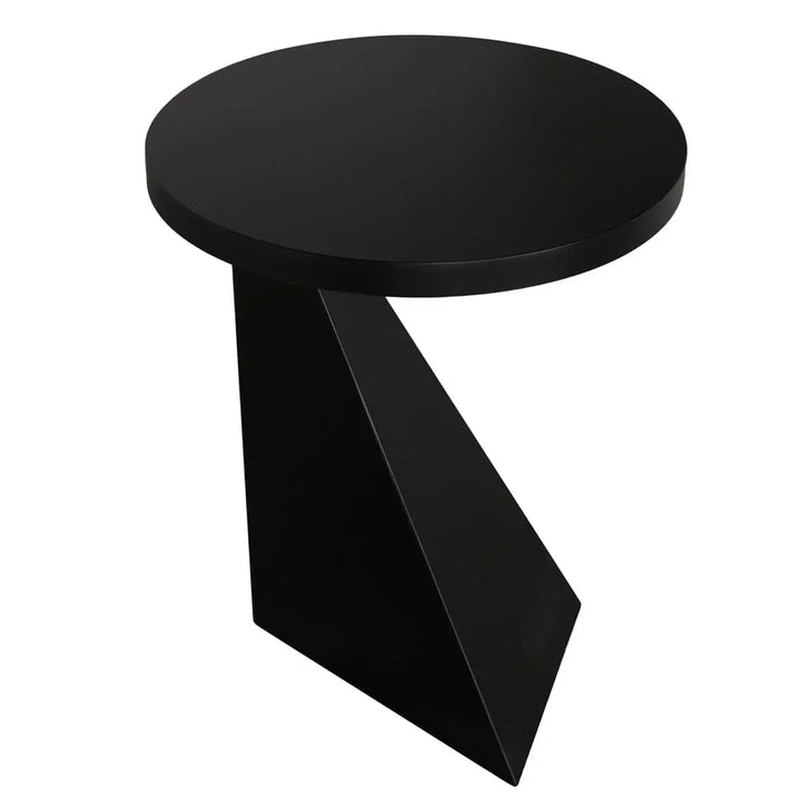 Kano Steel Black Side Table - LOOMLAN - Noir - Side Tables
