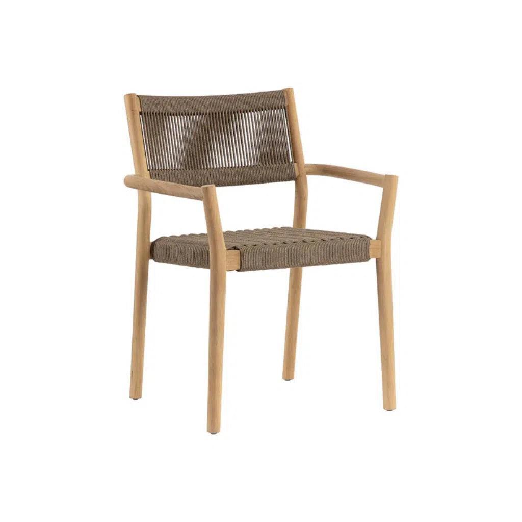 Kavala Rope Stackable Outdoor Dining Armchair