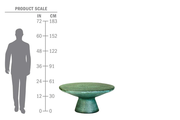 Kavis Coffee Table - Blue Outdoor Coffee Table-Outdoor Coffee Tables-Seasonal Living-LOOMLAN