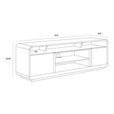 Kayden Media Console & Cabinet Soft Closing Doors-TV Stands & Media Centers-SUNPAN-LOOMLAN