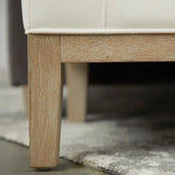 Keaton Bench LiveSmart White Natural Oak