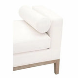 Keaton Bench LiveSmart White Natural Oak