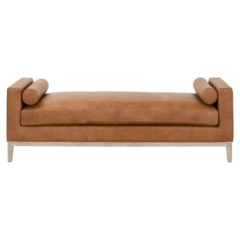 Keaton Daybed Top Grain Leather Down & Feather Sofas & Loveseats LOOMLAN By Essentials For Living