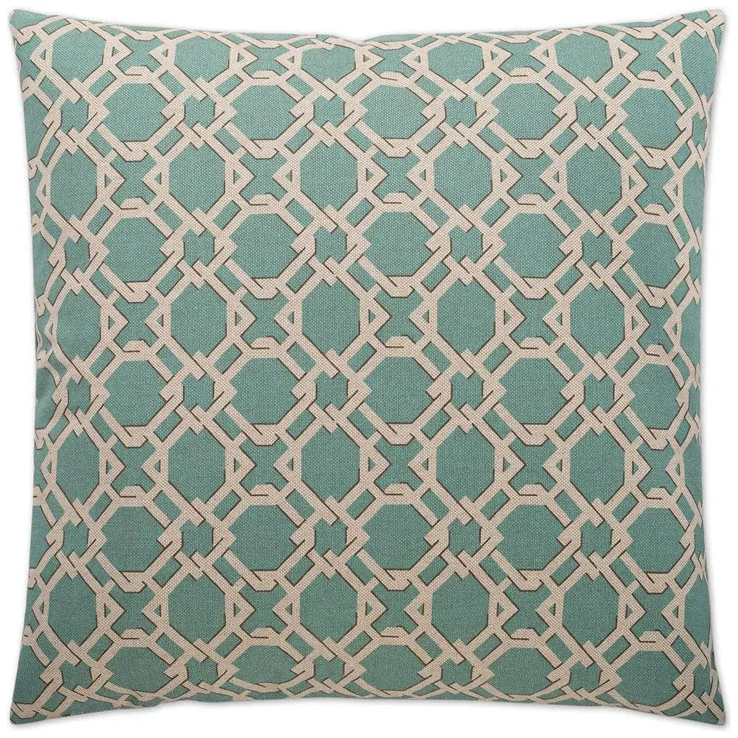 Keenland Blue Throw Pillow With Insert