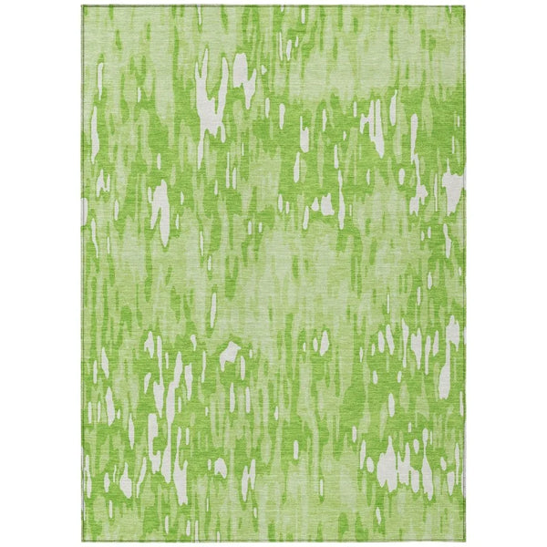 Ken Lime Washable Indoor-Outdoor Rug-Outdoor Rugs-LOOMLAN Rugs-2'6" x 3'10"-LOOMLAN