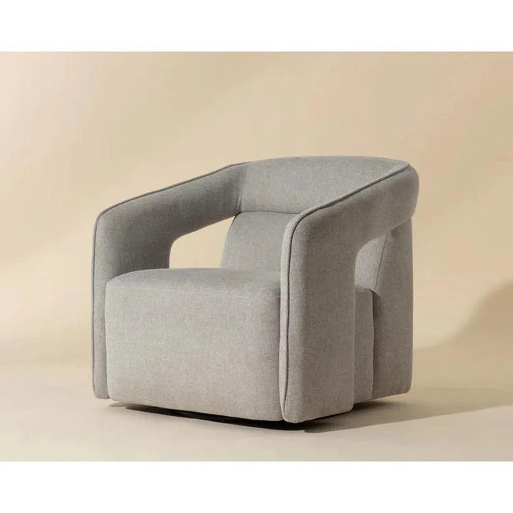 Kendrick Fabric Swivel Lounge Chair - LOOMLAN - SUNPAN - Accent Chairs