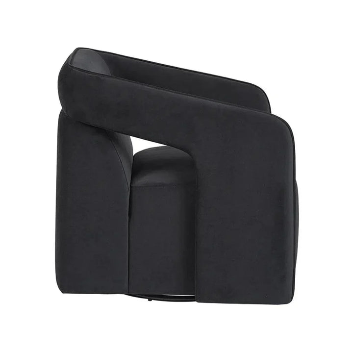 Kendrick Fabric Swivel Lounge Chair - LOOMLAN - SUNPAN - Accent Chairs