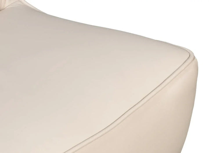 Kennett Leather Swivel Chair - LOOMLAN - Sarreid - Club Chairs