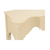 Kensington Raffia Wrapped Classic Console Table-Console Tables-Chelsea House-LOOMLAN