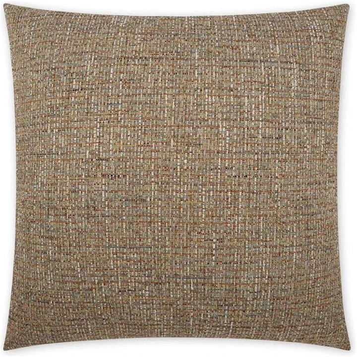 Kensington Textured Solid Tan Large Throw Pillow Insert - LOOMLAN - D.V. Kap - Throw Pillows