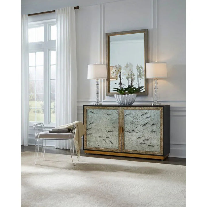 Kensington Wood Framed Wall Mirror - Gray - LOOMLAN - Chelsea House - Wall Mirrors