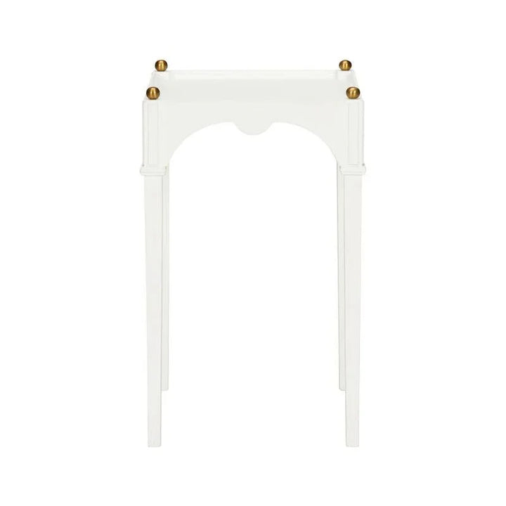 Kent Wooden Square Drinks Table - LOOMLAN - Chelsea House - Side Tables