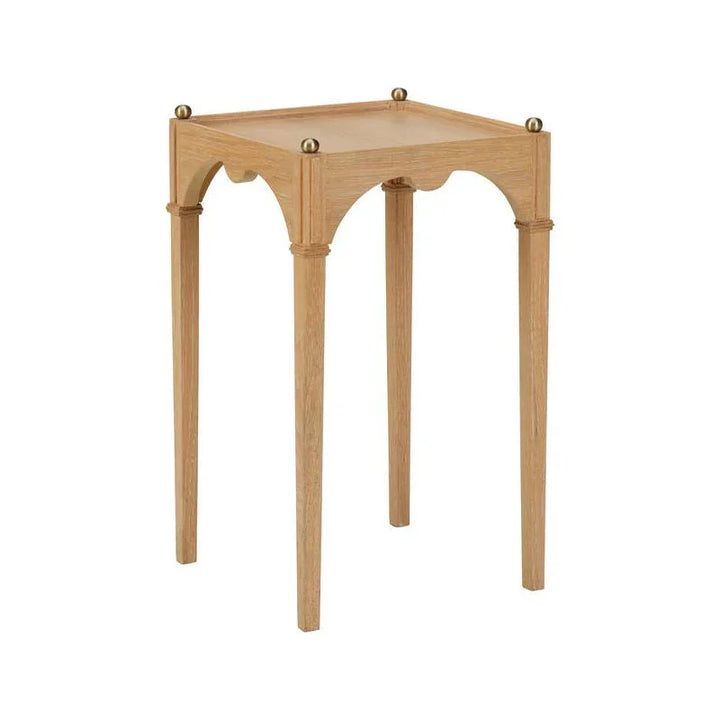Kent Wooden Square Drinks Table - LOOMLAN - Chelsea House - Side Tables