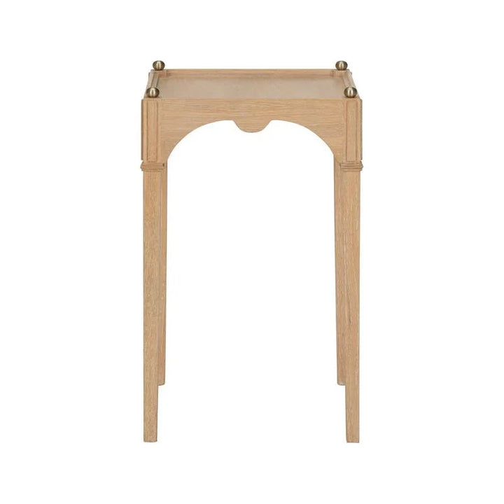 Kent Wooden Square Drinks Table - LOOMLAN - Chelsea House - Side Tables