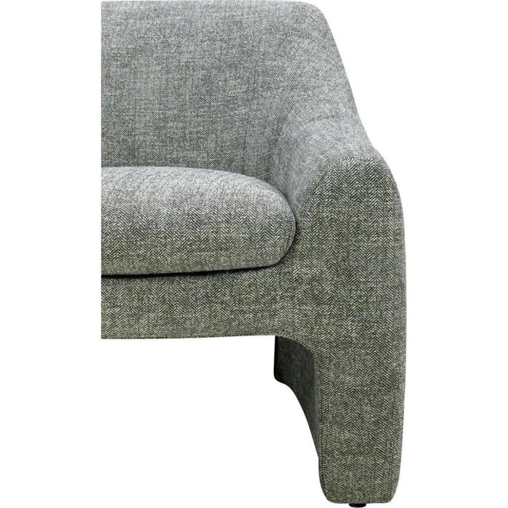 Kenzie Performance Fabric Armless Accent Chair - LOOMLAN - Moe's Home - Accent Chairs
