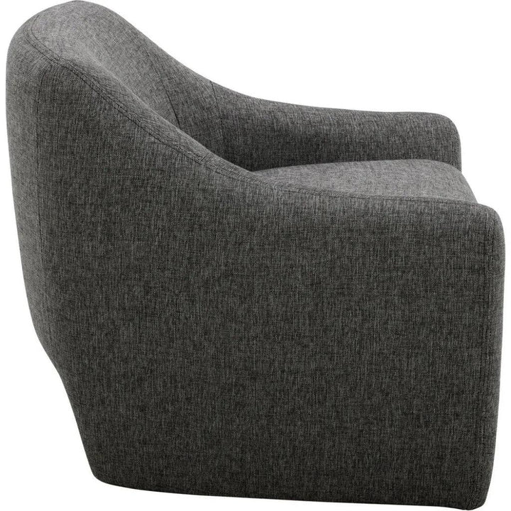 Kenzie Performance Fabric Grey Armless Accent Chair - LOOMLAN - Moe's Home - Accent Chairs