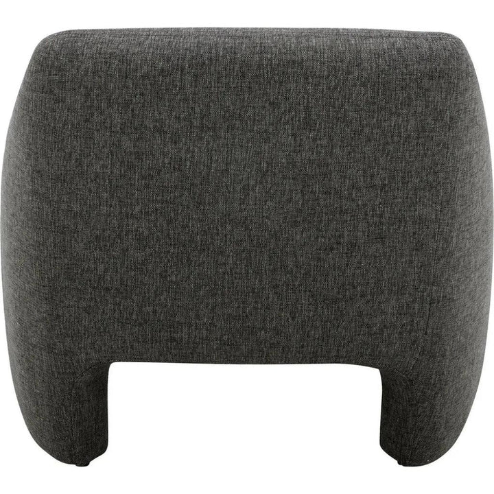 Kenzie Performance Fabric Grey Armless Accent Chair - LOOMLAN - Moe's Home - Accent Chairs