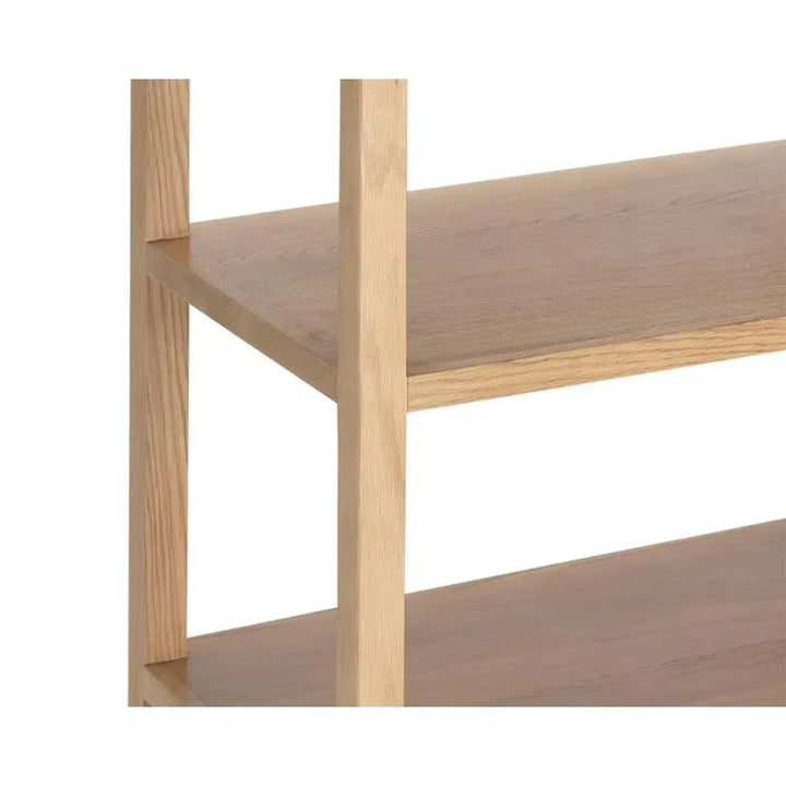 Kenzie Wooden Modern Etagere-Etageres-SUNPAN-LOOMLAN