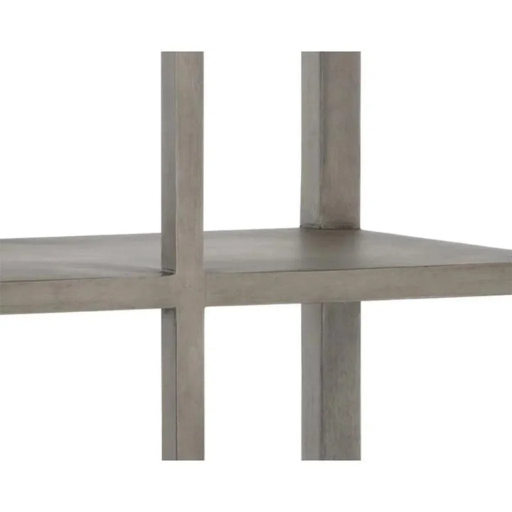 Kenzie Wooden Modern Etagere-Etageres-SUNPAN-LOOMLAN