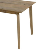 Kenzo Wooden Rectangular Dining Table-Dining Tables-LH Imports-LOOMLAN