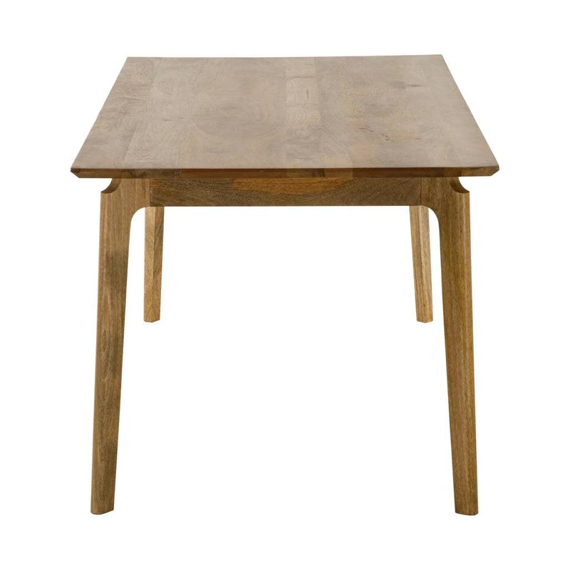 Kenzo Wooden Rectangular Dining Table-Dining Tables-LH Imports-LOOMLAN