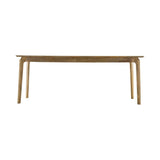 Kenzo Wooden Rectangular Dining Table-Dining Tables-LH Imports-LOOMLAN