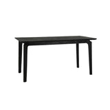 Kenzo Wooden Rectangular Dining Table-Dining Tables-LH Imports-Black-71" W-LOOMLAN