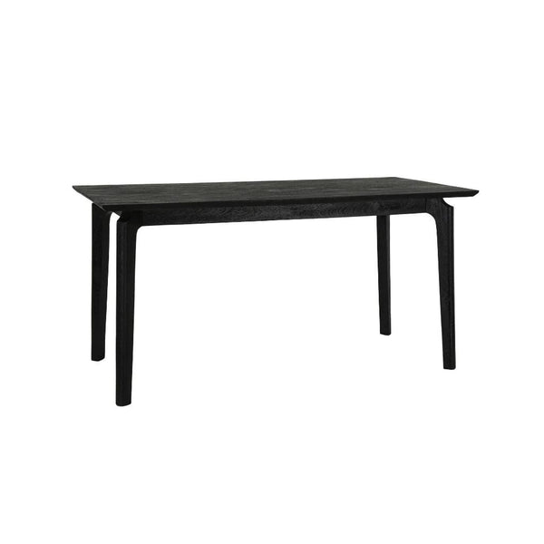 Kenzo Wooden Rectangular Dining Table-Dining Tables-LH Imports-Black-71" W-LOOMLAN