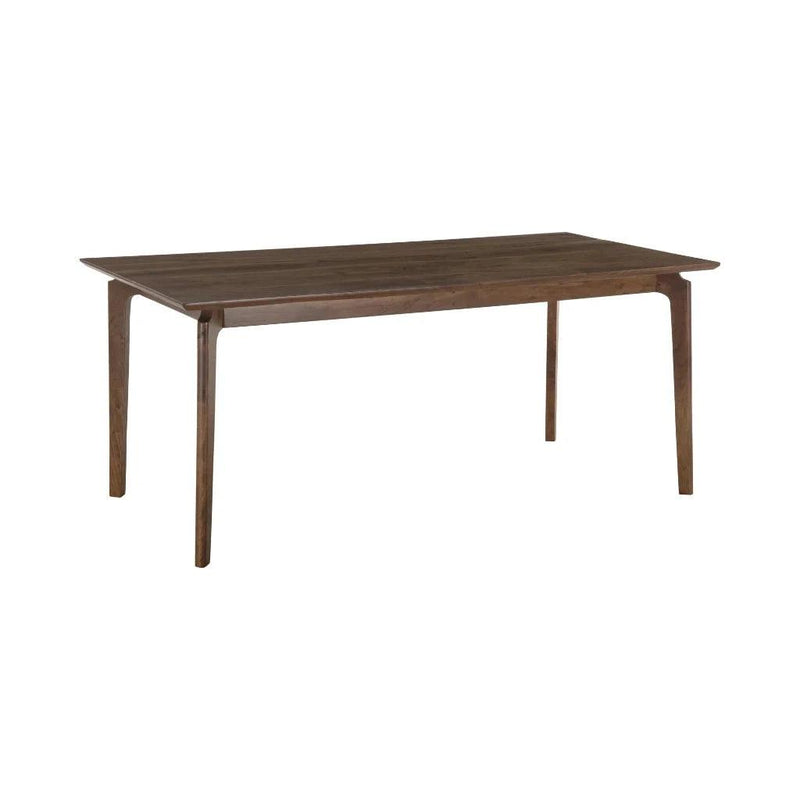 Kenzo Wooden Rectangular Dining Table-Dining Tables-LH Imports-Brown-60" W-LOOMLAN