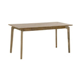 Kenzo Wooden Rectangular Dining Table-Dining Tables-LH Imports-Natural-60" W-LOOMLAN