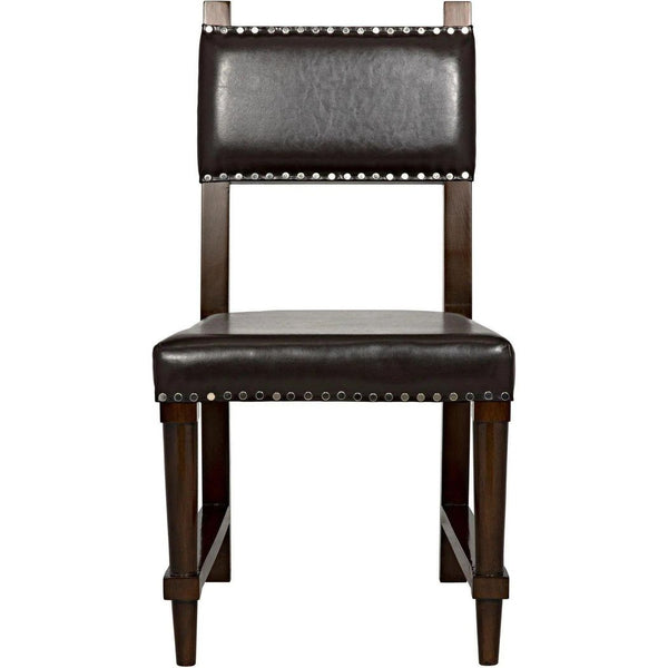 Kerouac Leather Armless Dining Chair