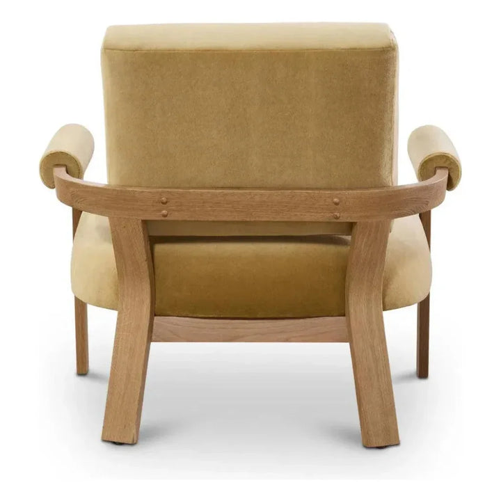 Kervella Stain Resistant Velvet Accent Chair - LOOMLAN - One For Victory - Accent Chairs