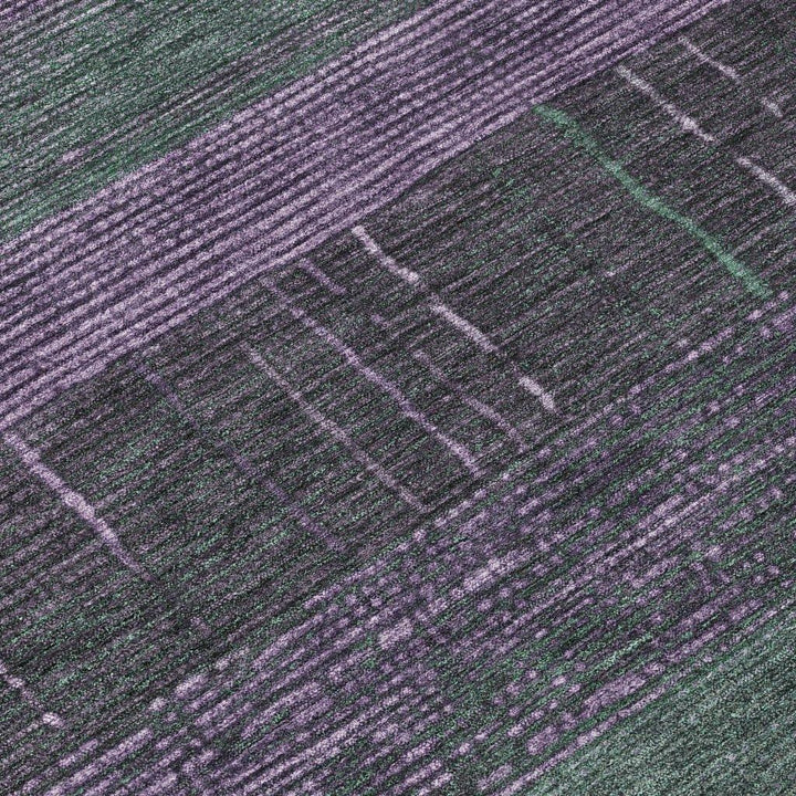 Keshira Purple Washable Indoor - Outdoor Rug - LOOMLAN - LOOMLAN Rugs - Outdoor Rugs