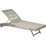 Keys Pool Chaise 2PC Light Gray Outdoor Lounge Sets-Outdoor Lounge Sets-Seasonal Living-LOOMLAN