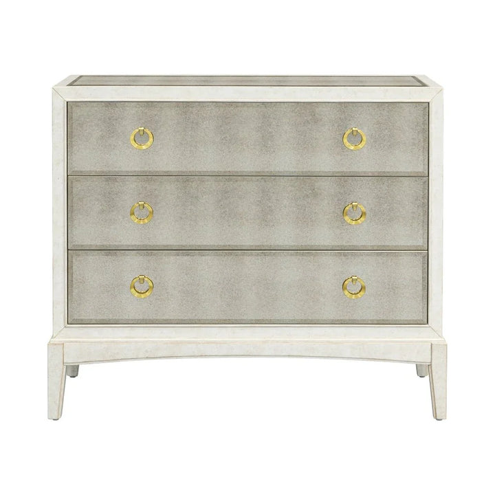 Kiara White Storage Hall Chest - LOOMLAN - Bassett Mirror - Chests