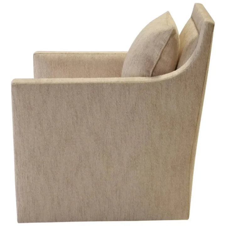 Kimberly Fabric Swivel Club Chair - LOOMLAN - Peninsula Home - Club Chairs